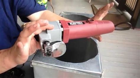 how to cut a circular hole in sheet metal|tool for cutting sheet metal.